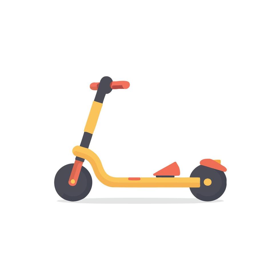 scooter plat icône ensemble. vecteur illustration conception.