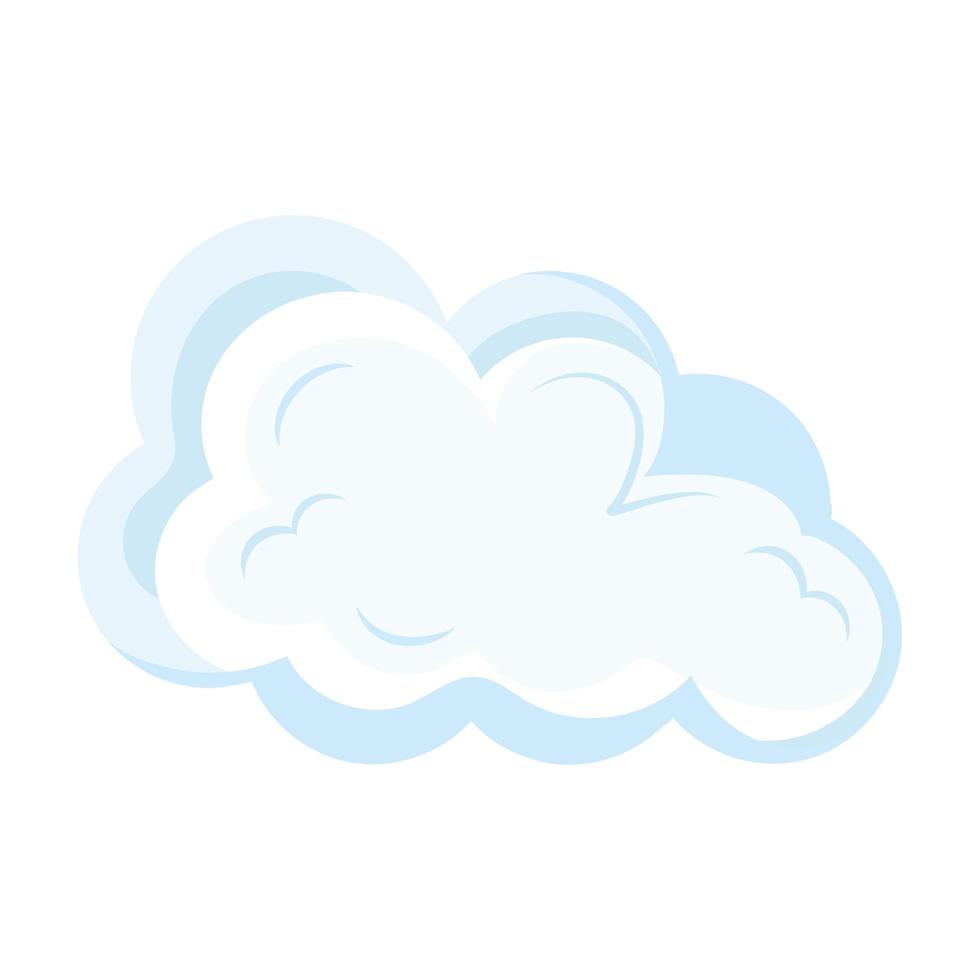icône de nuage météo vecteur