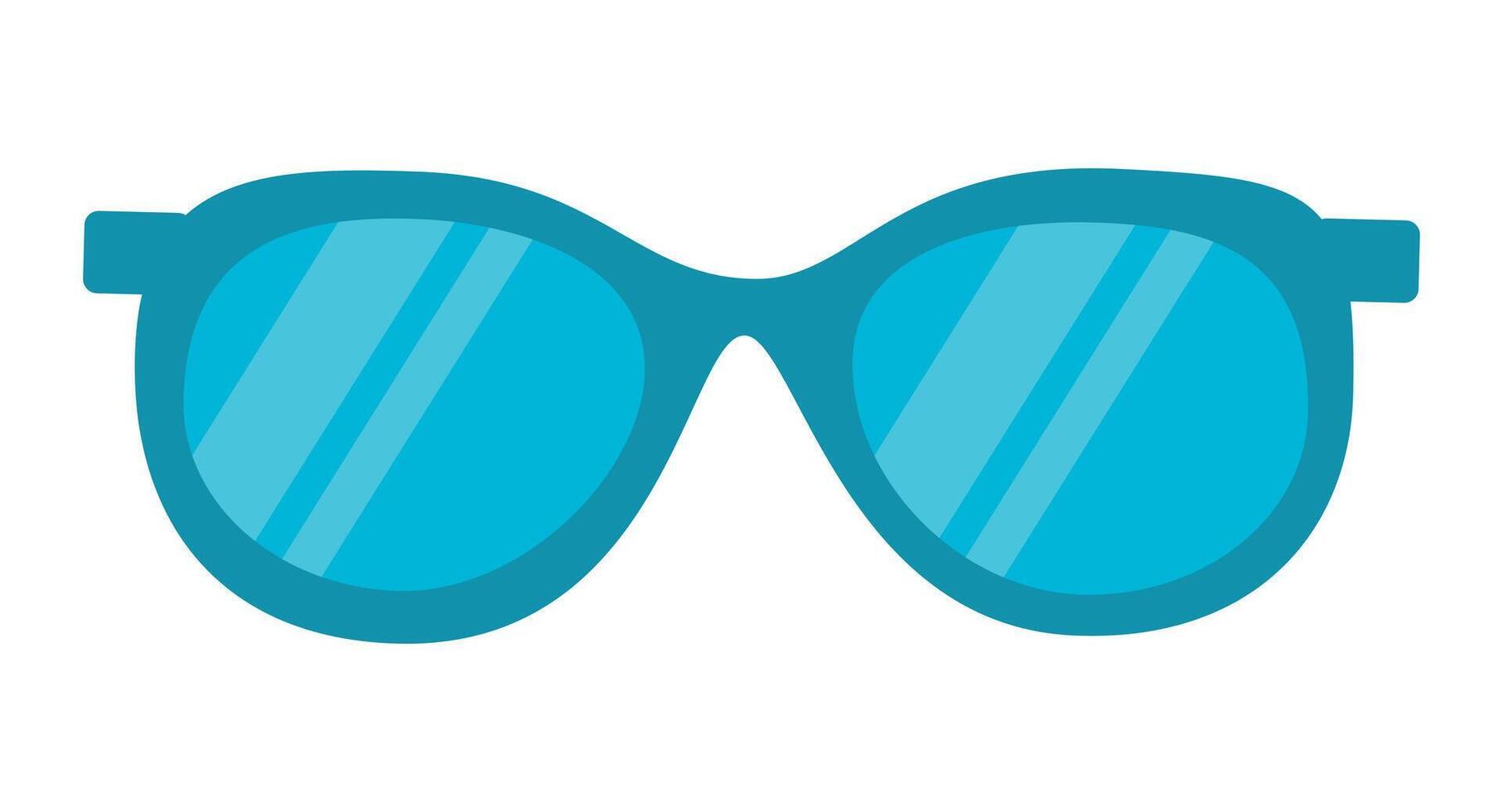 bleu Couleur des lunettes de soleil, des lunettes de soleil clipart, été clipart vecteur