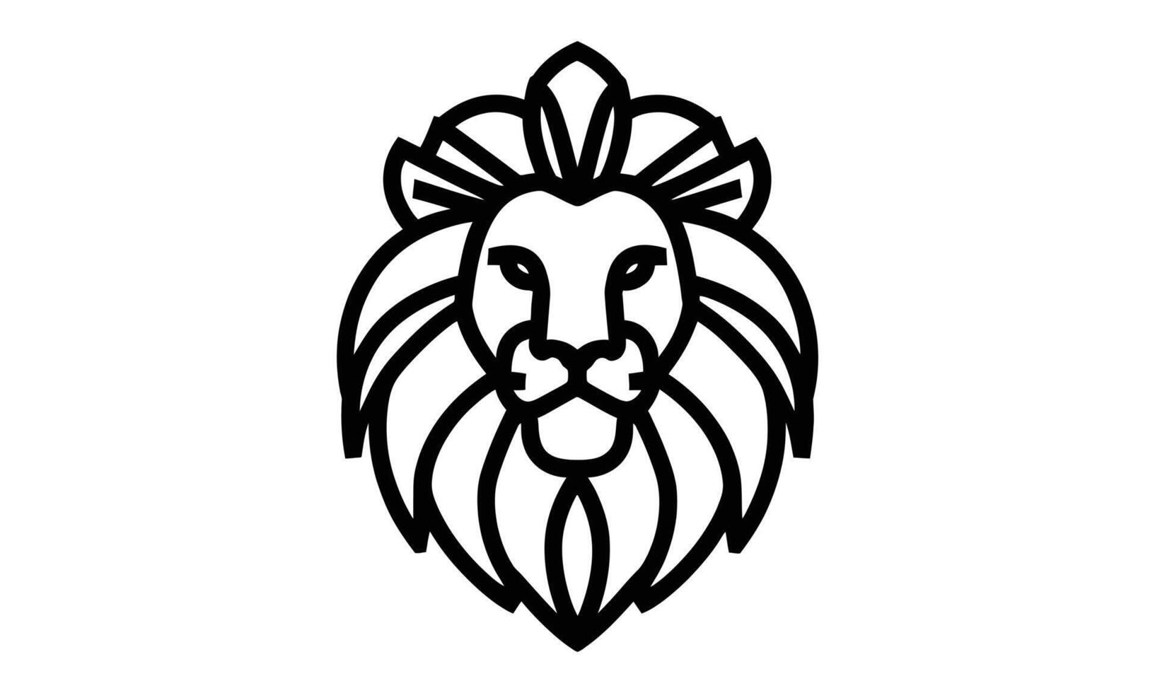 Lion vecteur icône graphique logo conception