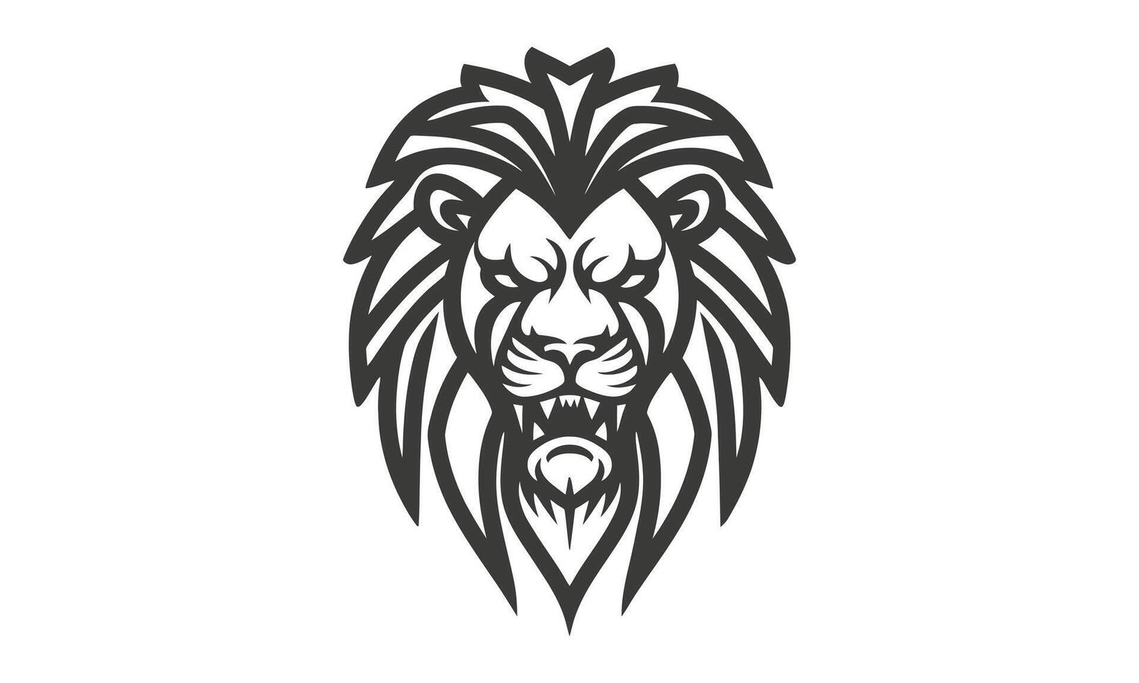 Lion vecteur icône graphique logo conception