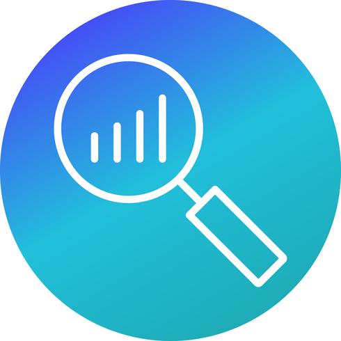 Icône d&#39;analyse de vecteur