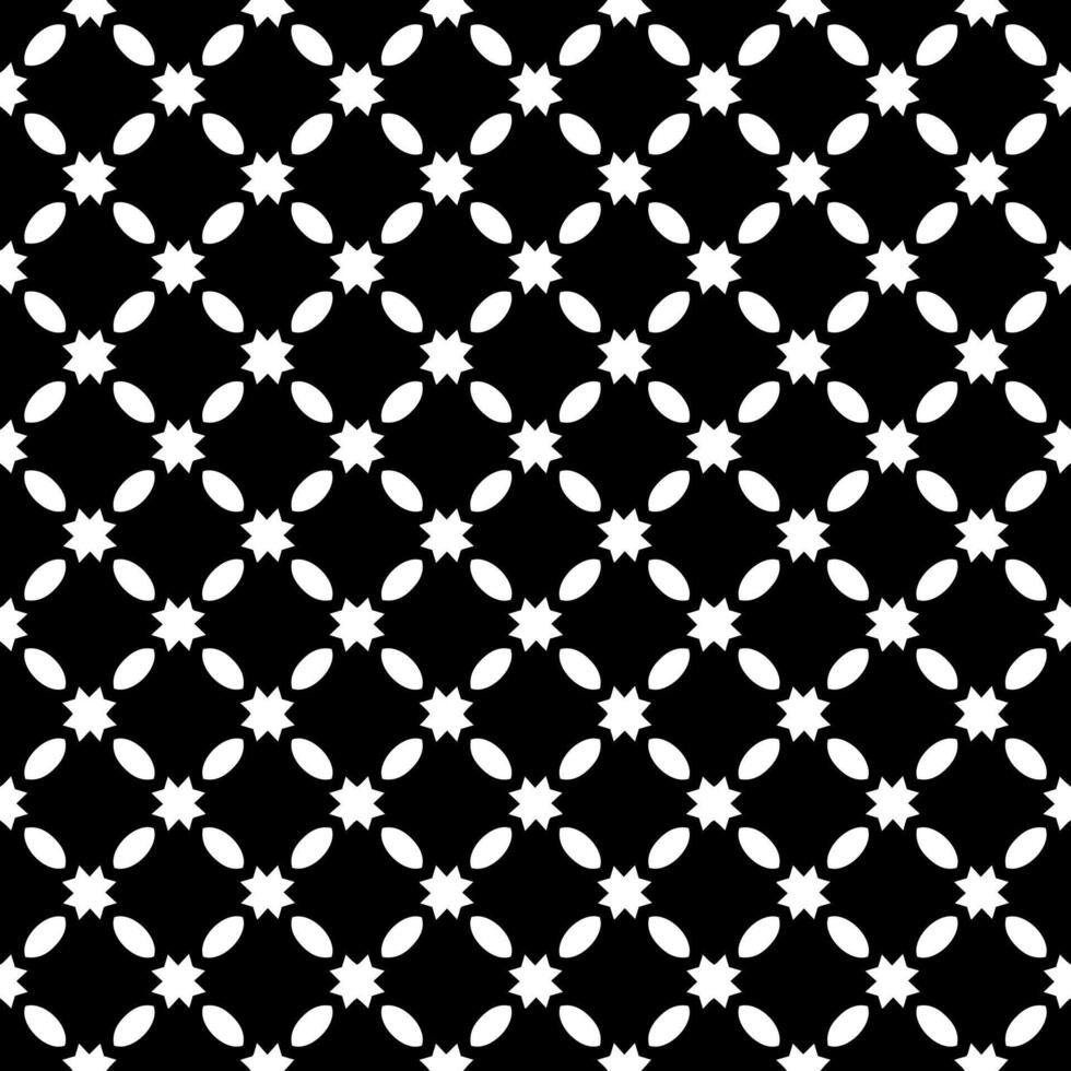 motif abstrait sans couture noir et blanc. arrière-plan et toile de fond. conception ornementale en niveaux de gris. vecteur