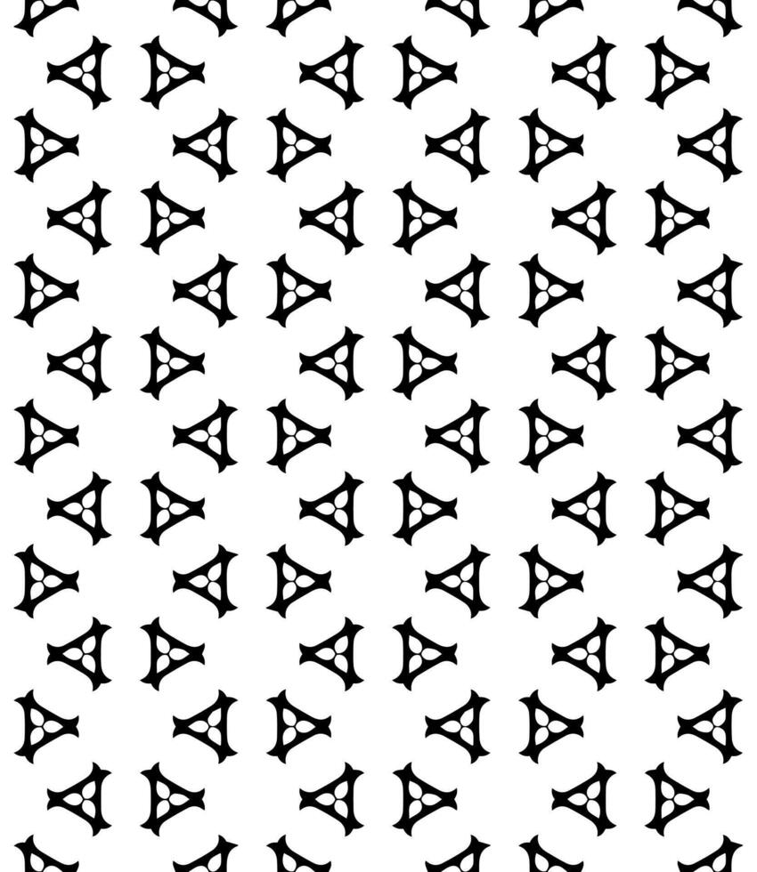 motif abstrait sans couture noir et blanc. arrière-plan et toile de fond. conception ornementale en niveaux de gris. vecteur