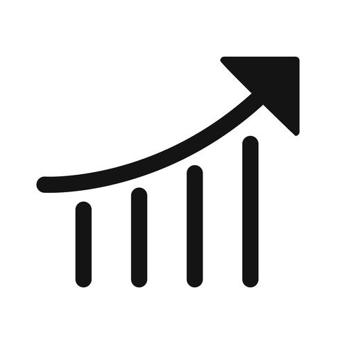 Icône de performance de référencement vectoriel