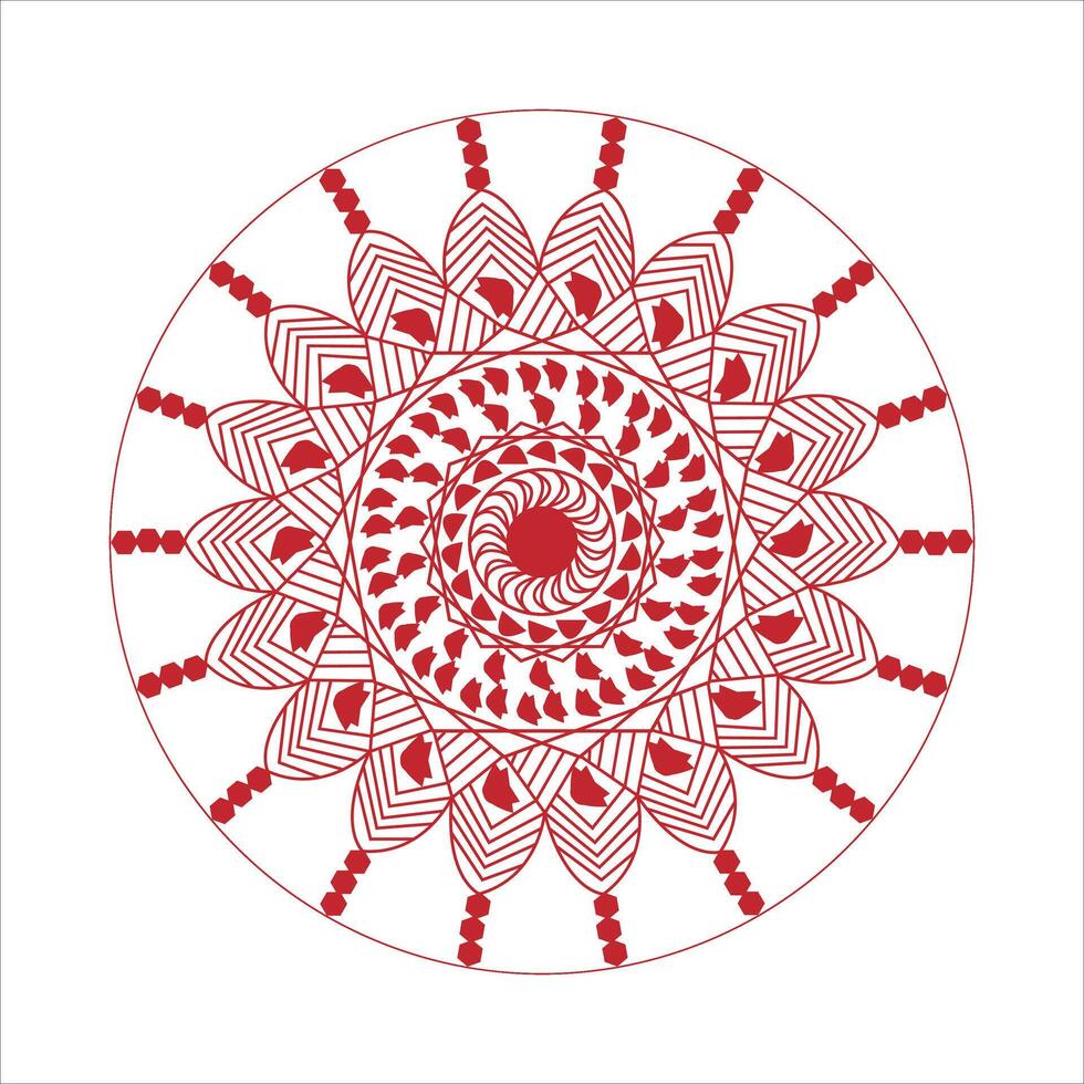 conception de fond de mandala vecteur