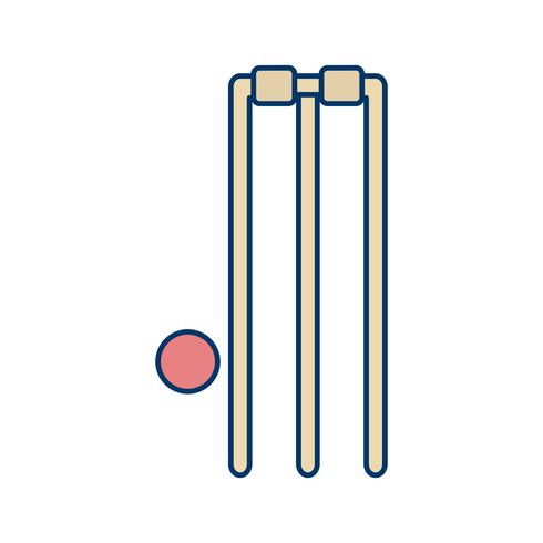 Illustration vectorielle de cricket vecteur