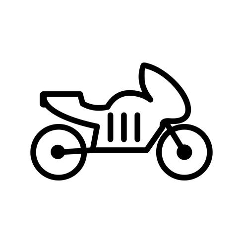 Icône de vélo de vecteur