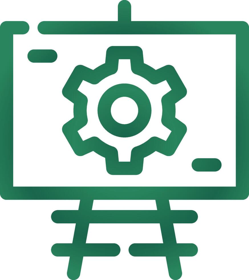 conception d'icône créative de présentation vecteur