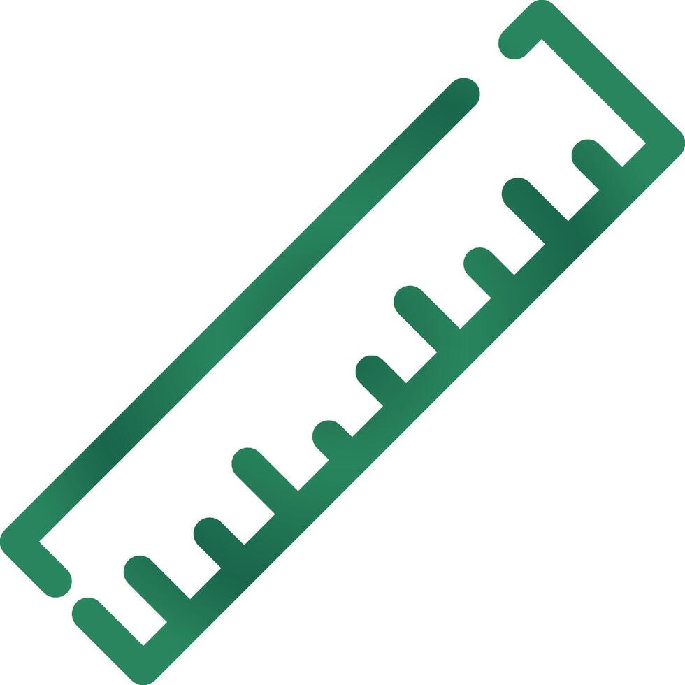 conception d'icône créative règle vecteur