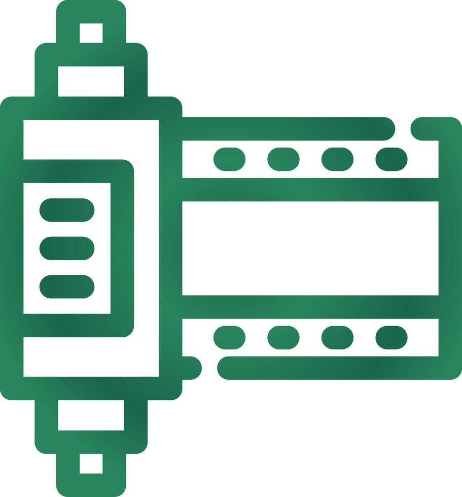 film bobine Créatif icône conception vecteur