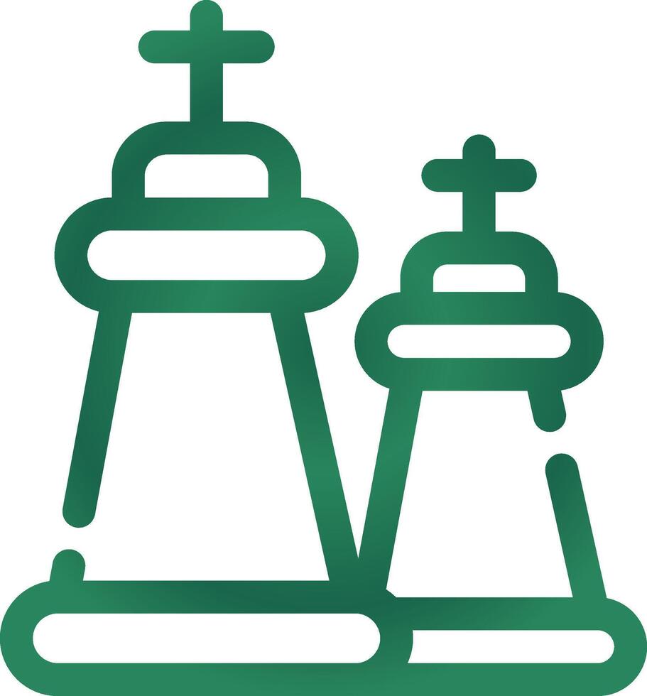 conception d'icône créative d'échecs vecteur