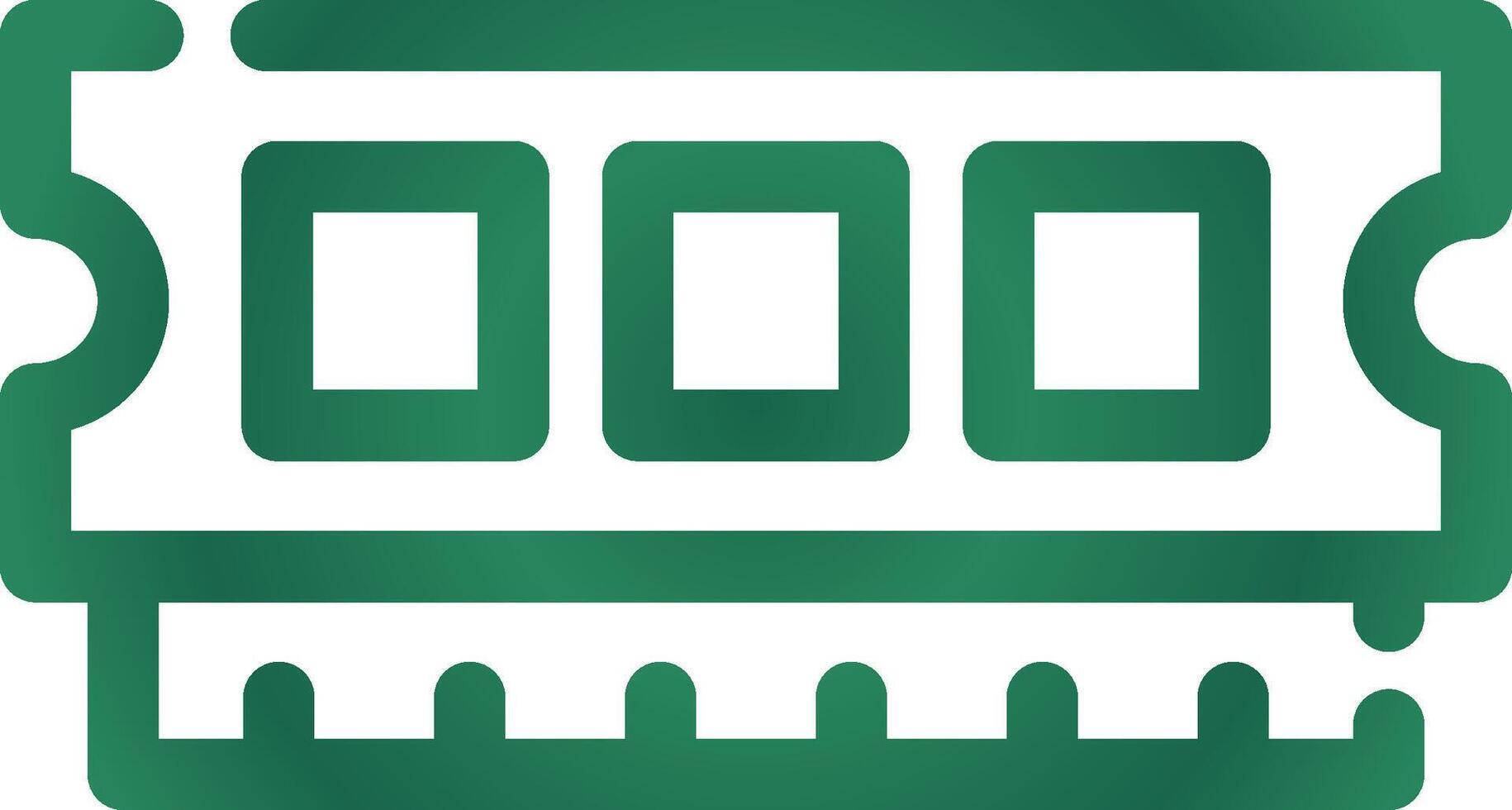 conception d'icône créative ram vecteur