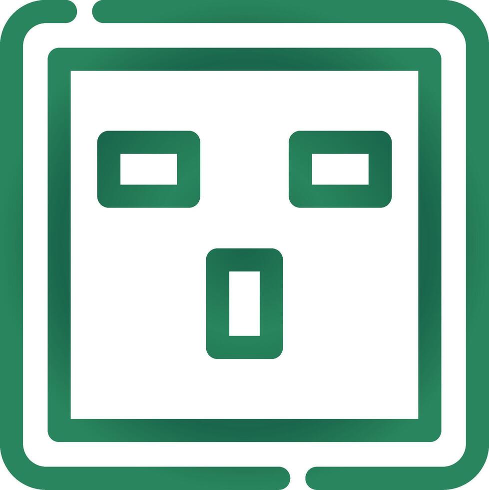 conception d'icône créative socket vecteur