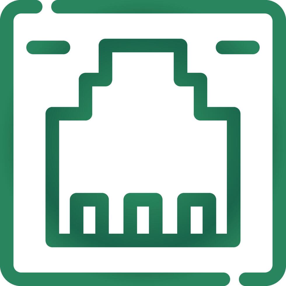 conception d'icône créative lan vecteur