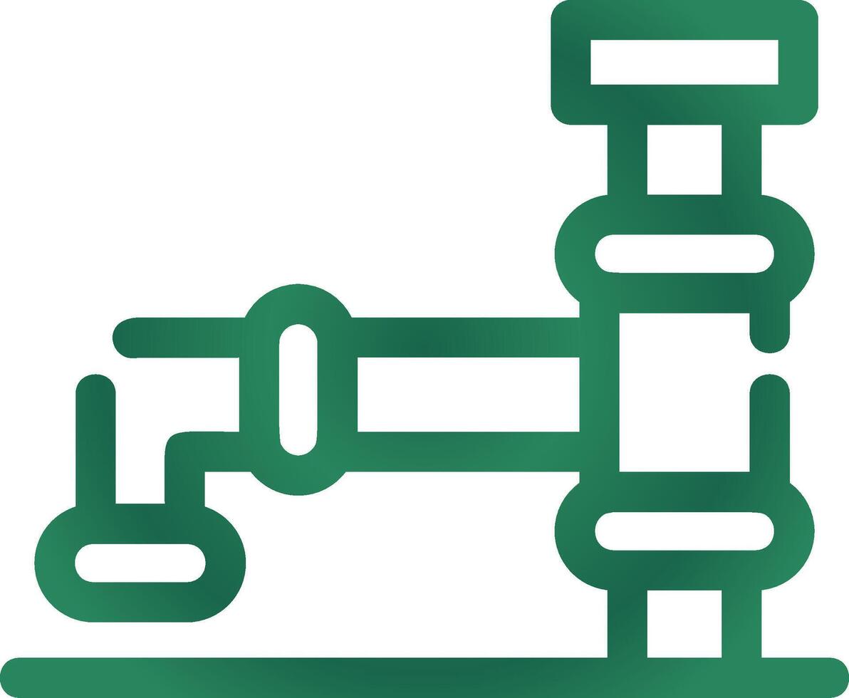 conception d'icônes créatives de pipeline vecteur