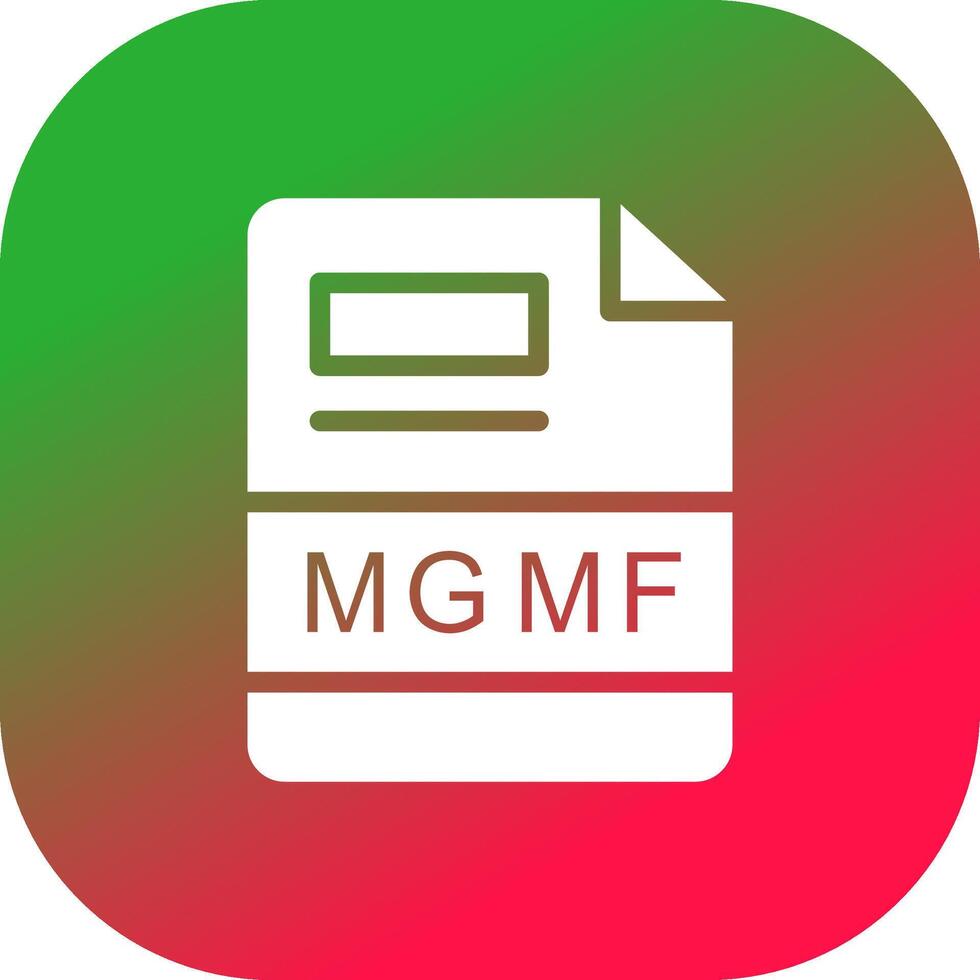 mgmf Créatif icône conception vecteur