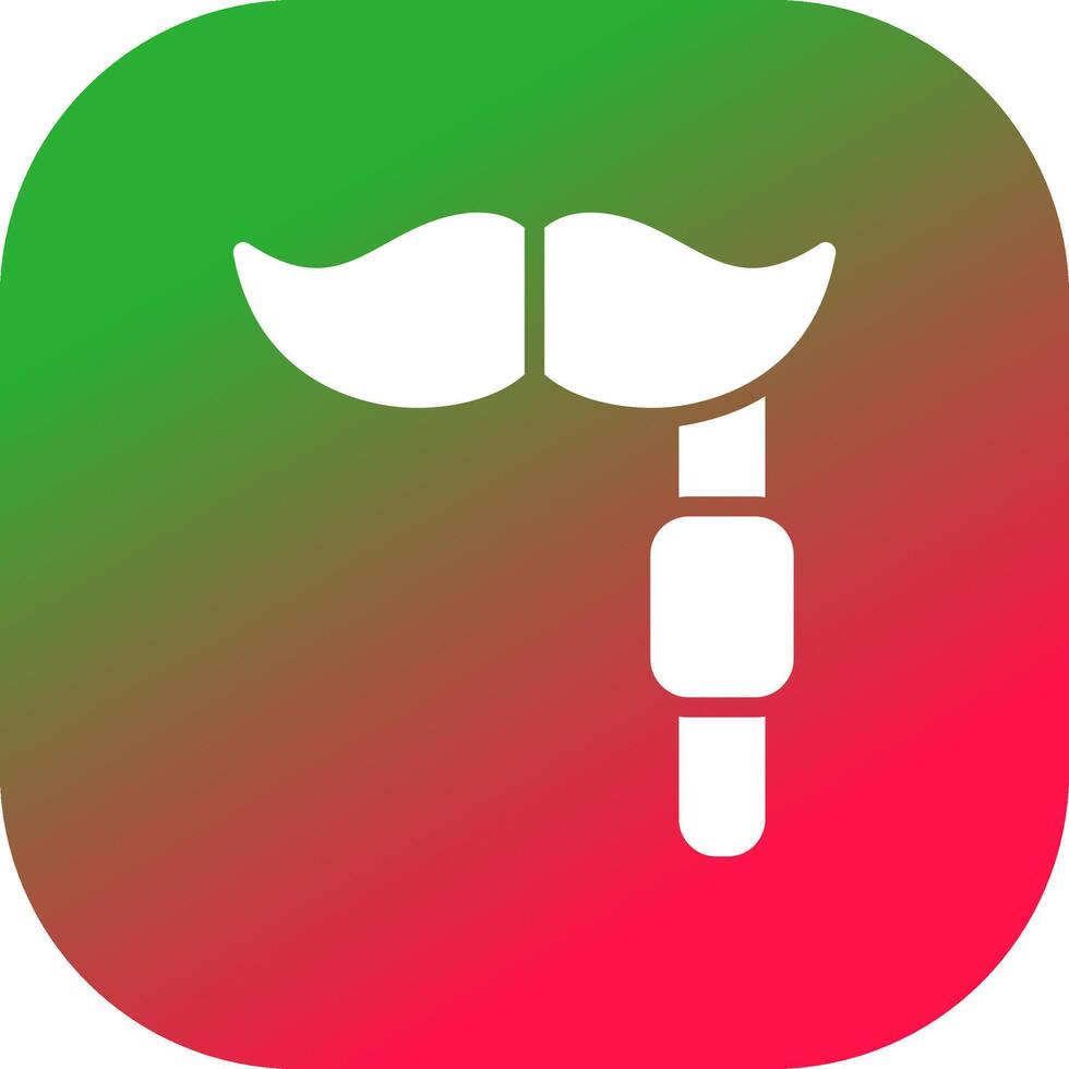 conception d'icône créative moustache vecteur