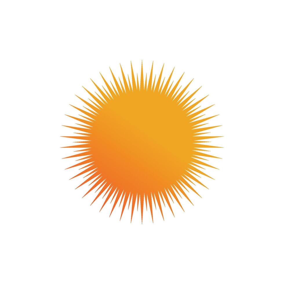 Soleil logo vecteur modèle symbole conception