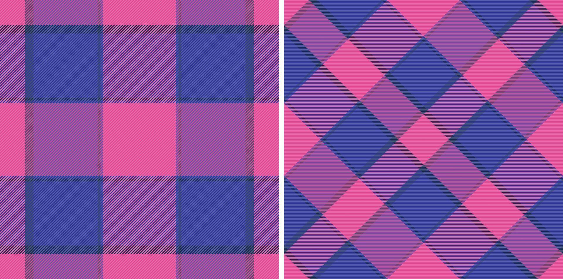 en tissu vérifier Contexte de sans couture vecteur texture avec une plaid tartan textile modèle.