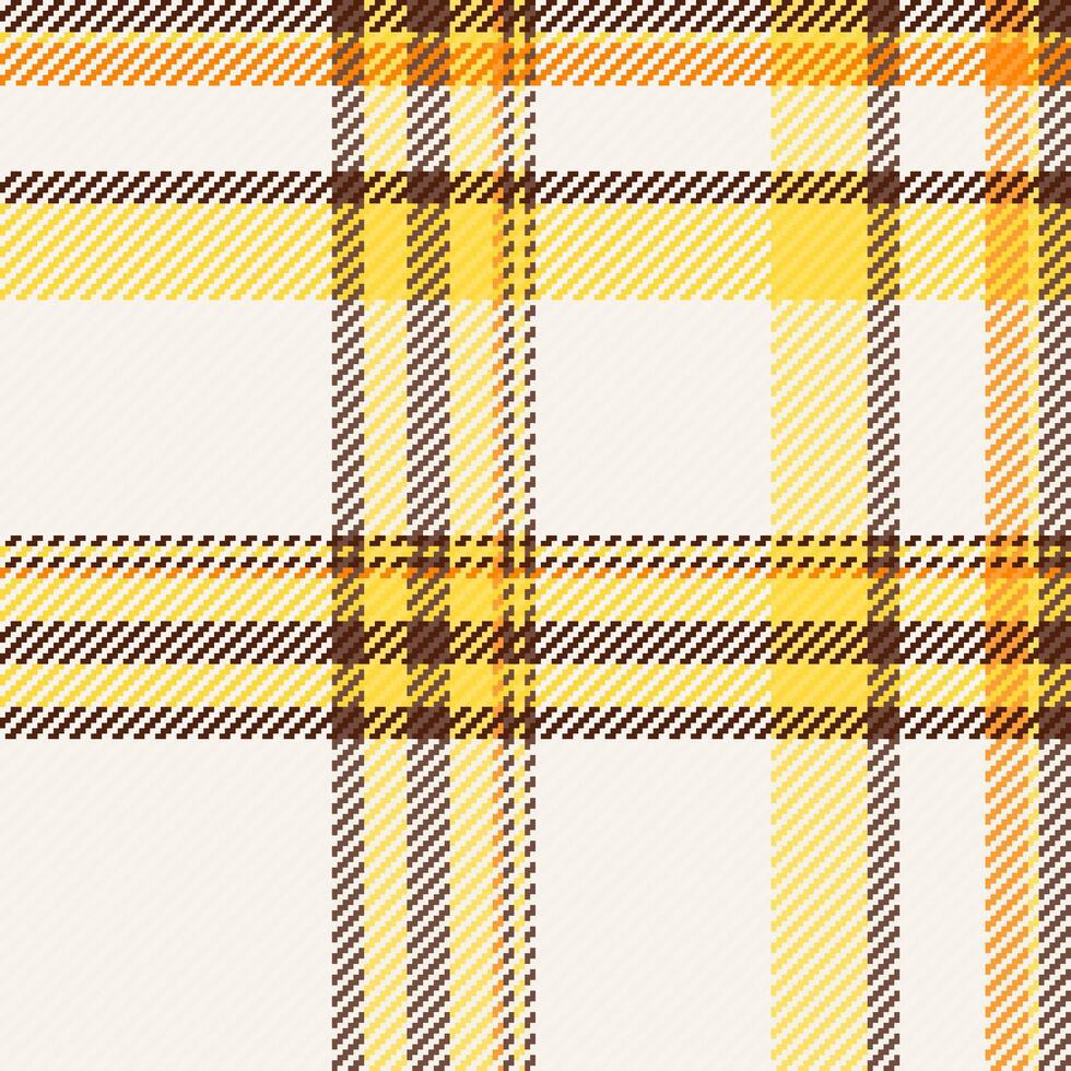 esquisse vérifier plaid tissu, demi-teinte vecteur Contexte tartan. rural sans couture modèle texture textile dans blanc et lin couleurs.