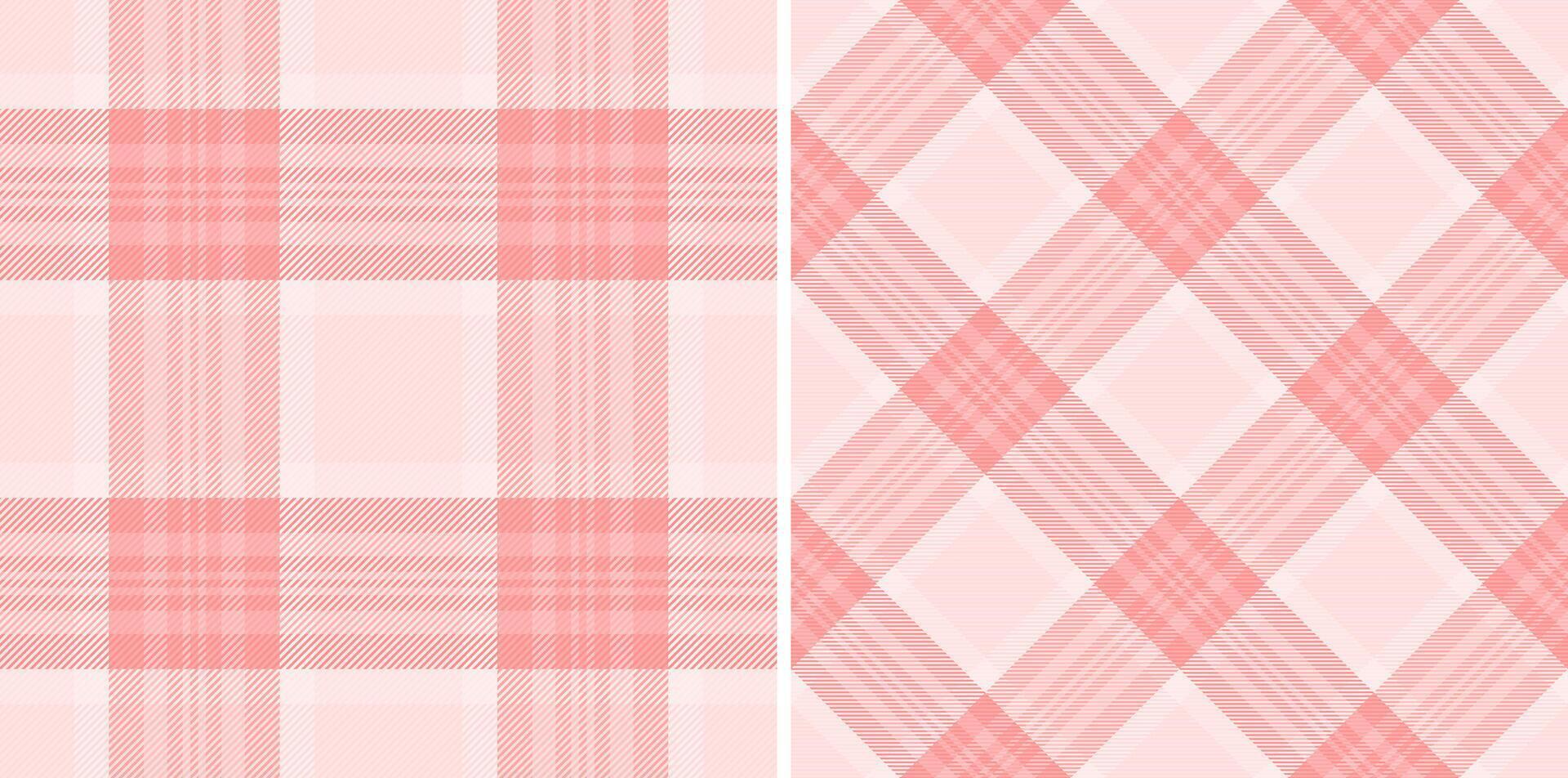 modèle plaid sans couture de vecteur vérifier Contexte avec une en tissu texture textile tartan. ensemble dans printemps couleurs pour éco amical emballage des idées des produits.