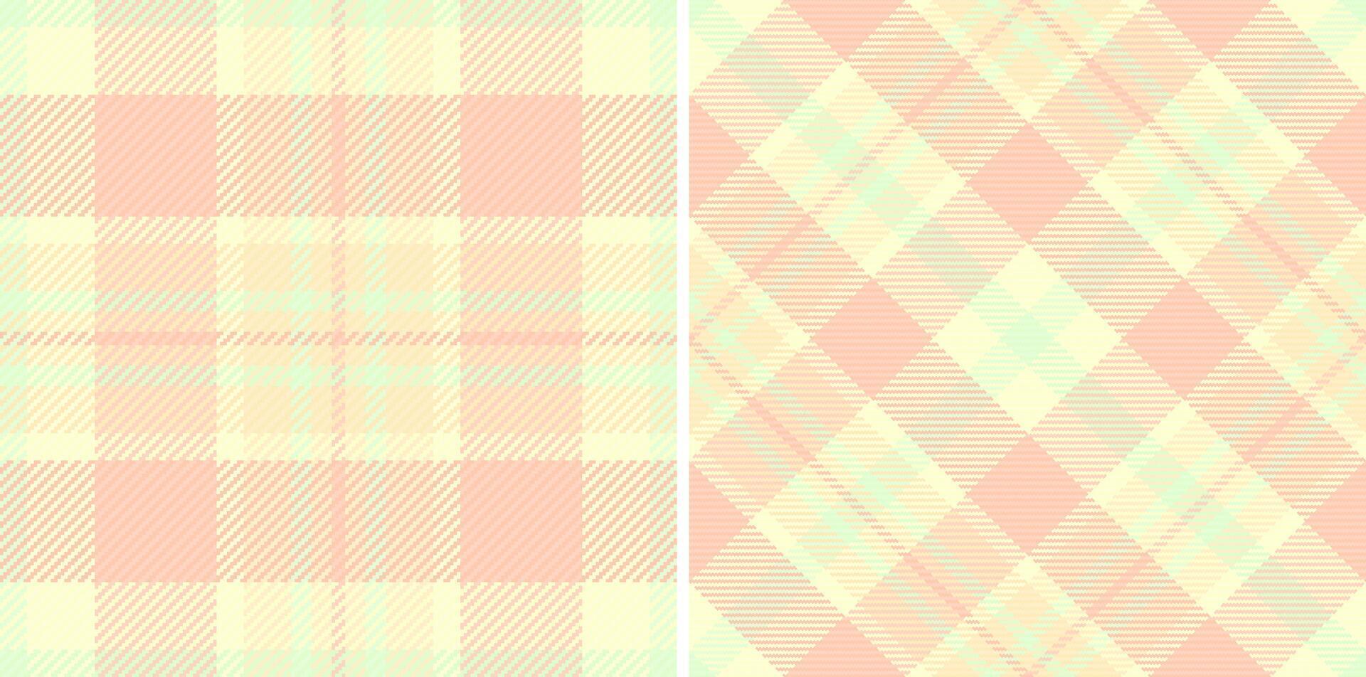 vecteur modèle texture de textile tartan plaid avec une en tissu sans couture Contexte vérifier. ensemble dans la nature couleurs. ruban artisanat idées.