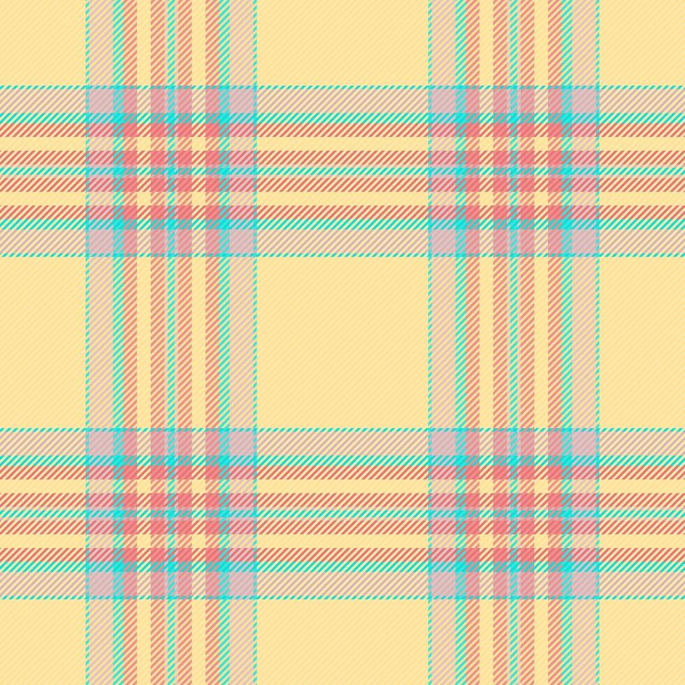 en tissu texture modèle de vérifier plaid Contexte avec une vecteur sans couture textile tartan.