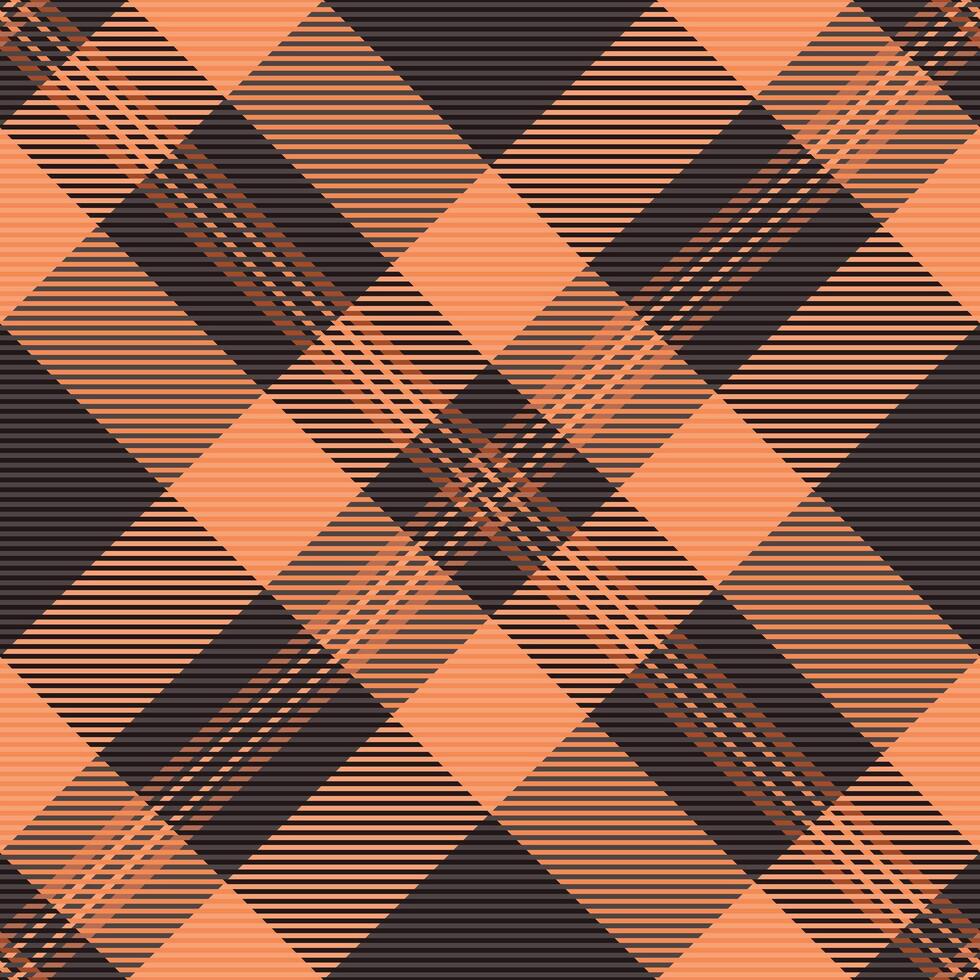 remise vérifier modèle texture, carnaval en tissu Contexte textile. chemin sans couture tartan vecteur plaid dans Orange et pastel couleurs.