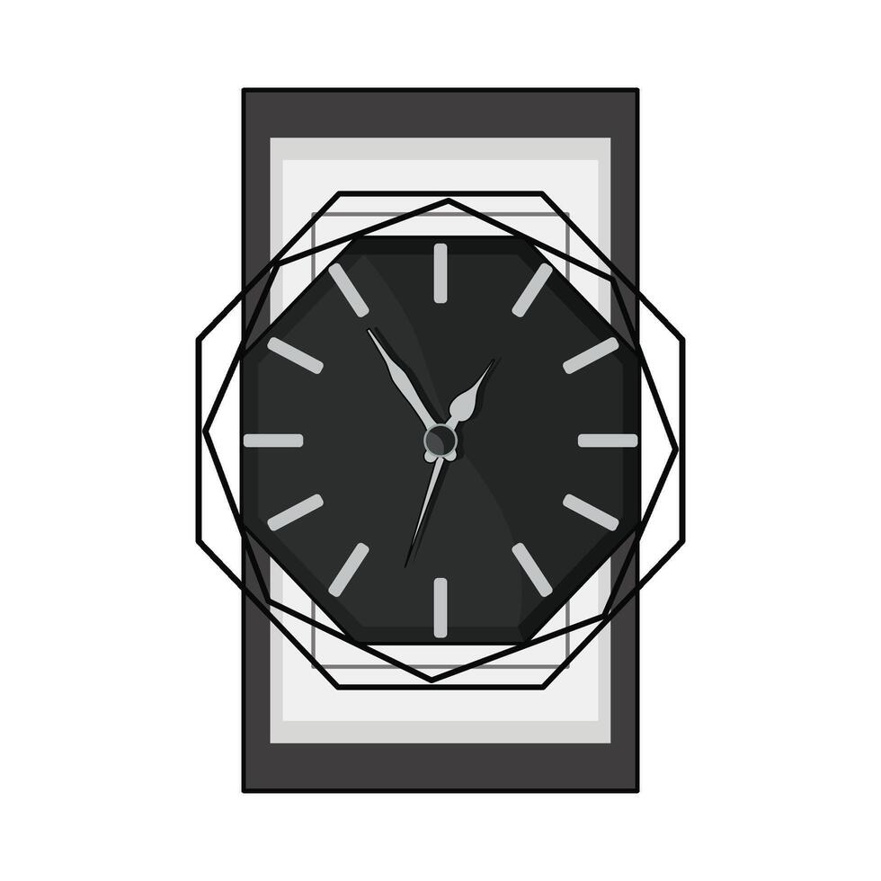 illustration de l'horloge vecteur