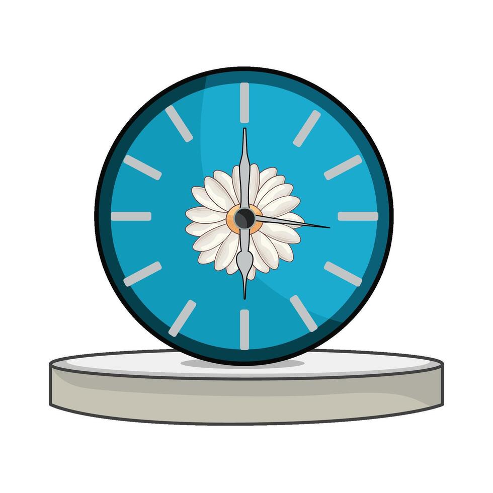 illustration de l'horloge vecteur