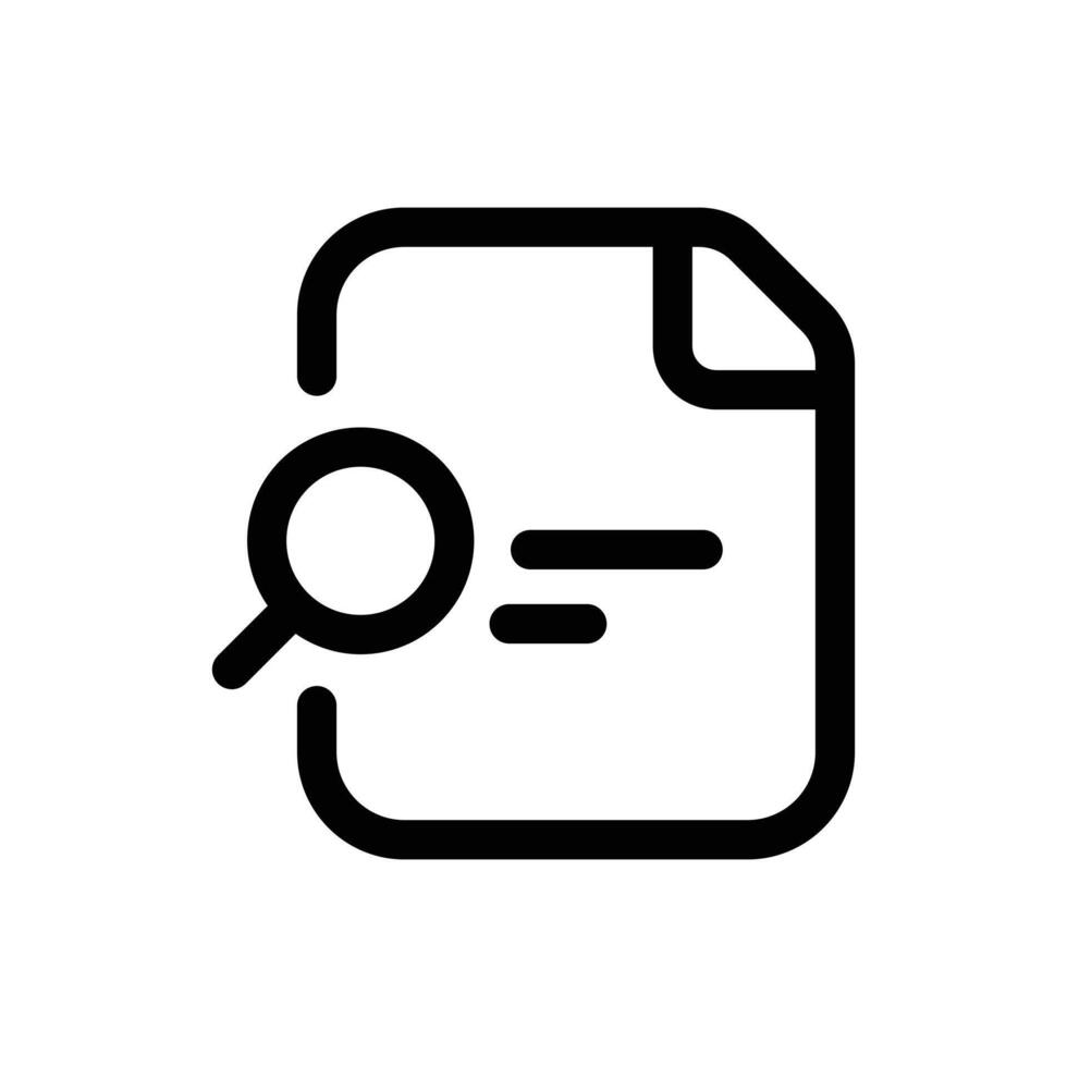 Audit icône dans branché contour style isolé sur blanc Contexte. Audit silhouette symbole pour votre site Internet conception, logo, application, ui. vecteur illustration, eps10.