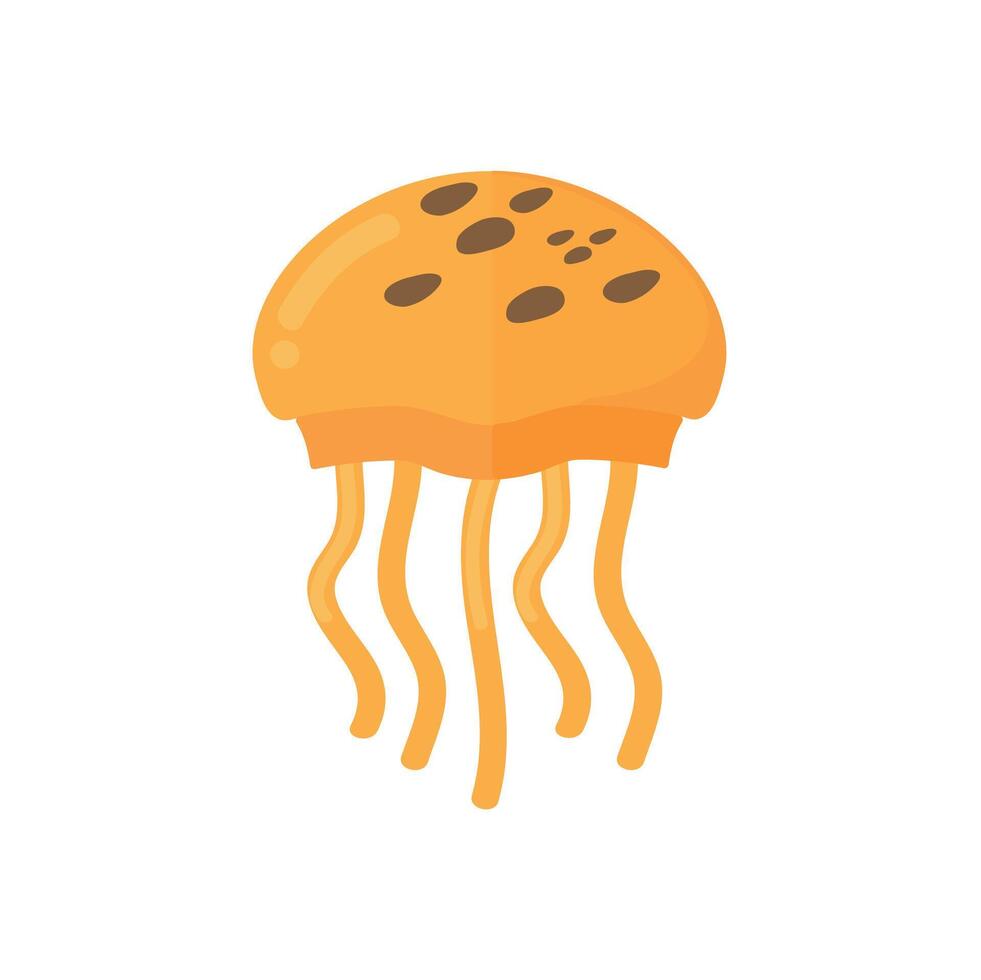 méduse main tiré icône clipart avatar logotype isolé vecteur illustration