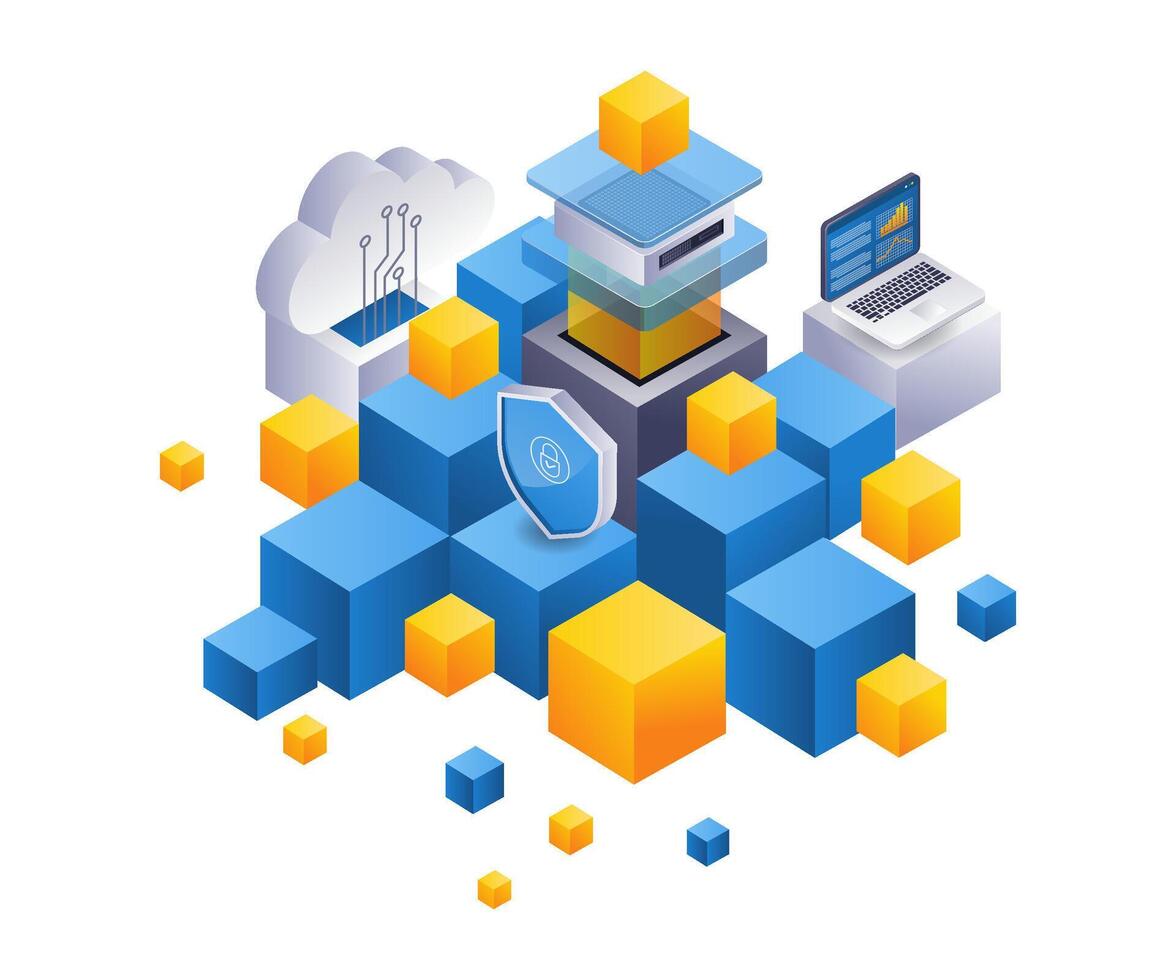 Sécurité serveur une analyse La technologie abstrait boîte vecteur