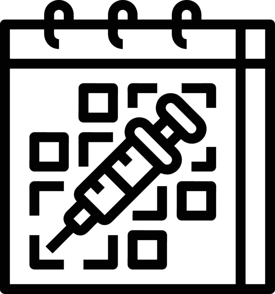calendrier programme icône symbole vecteur image. illustration de le moderne rendez-vous rappel ordre du jour symbole graphique conception image