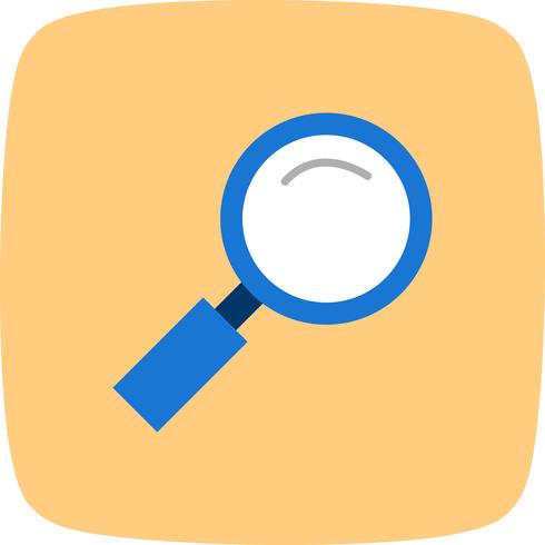 Loupe Icône Vector Illustration