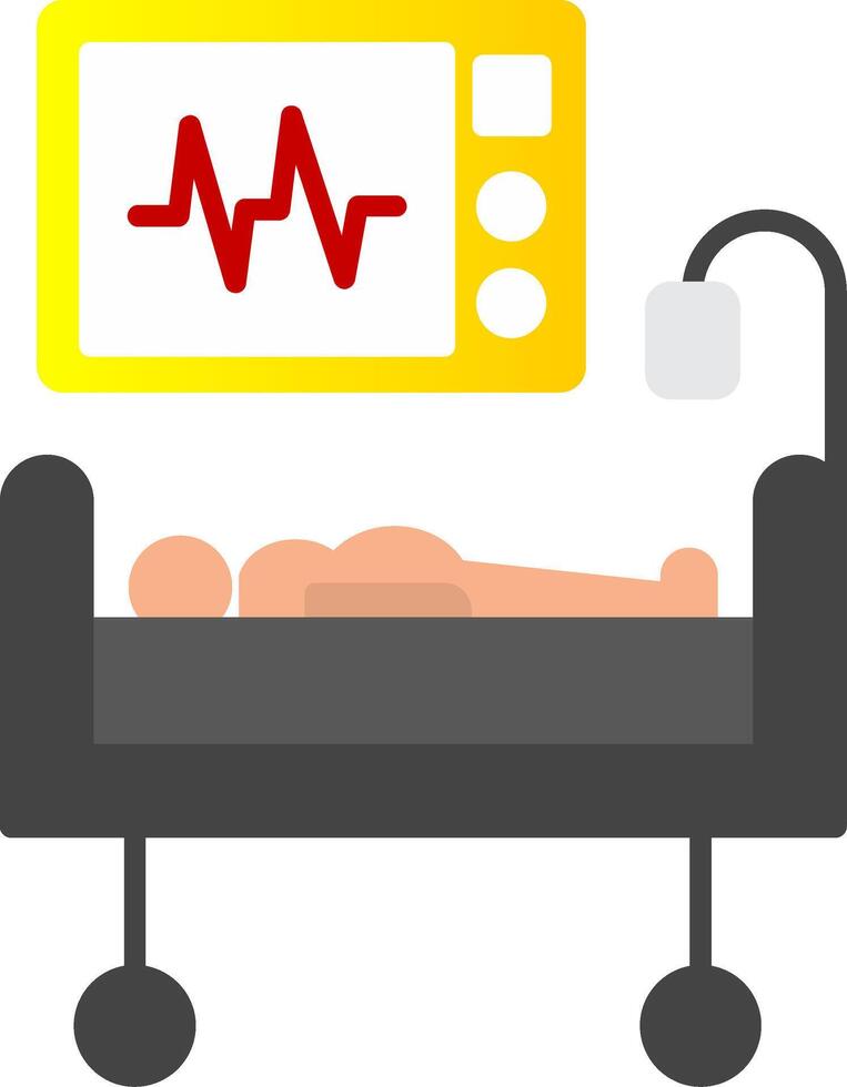 médical traitement plat pente icône vecteur