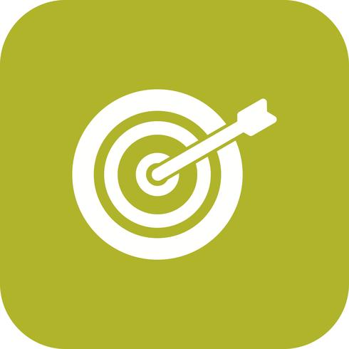 Illustration vectorielle icône Bullseye vecteur