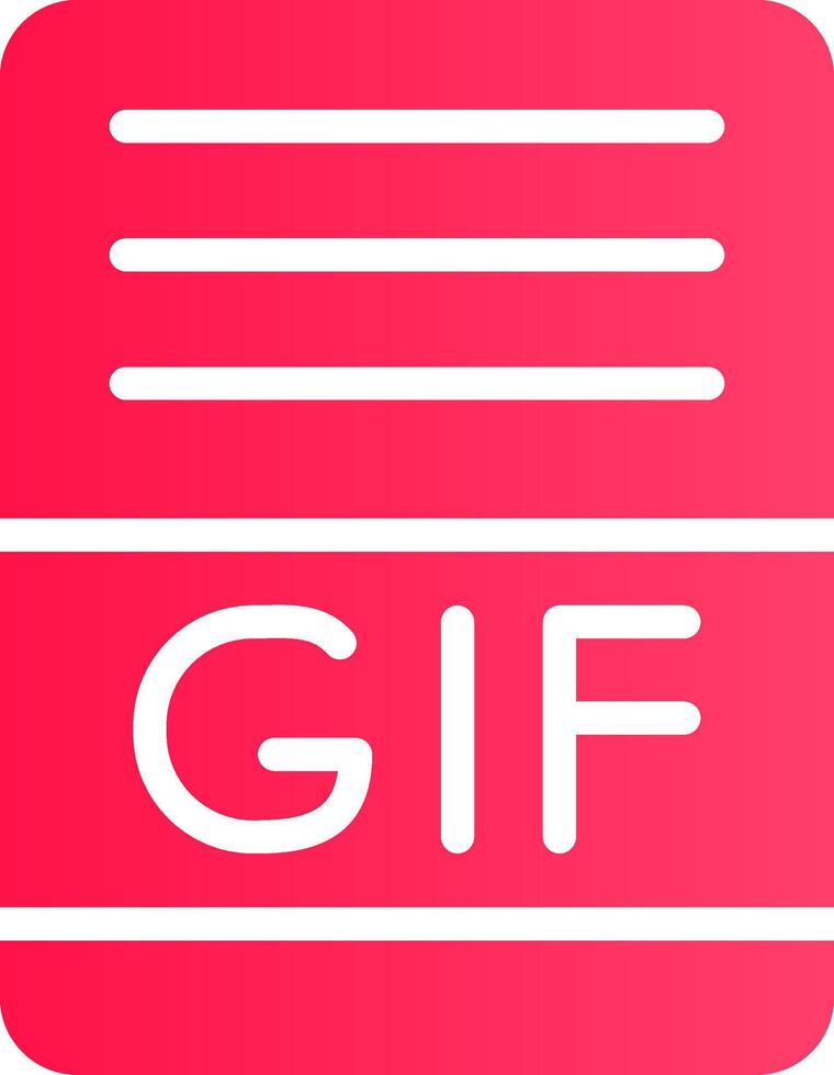 gif Créatif icône conception vecteur