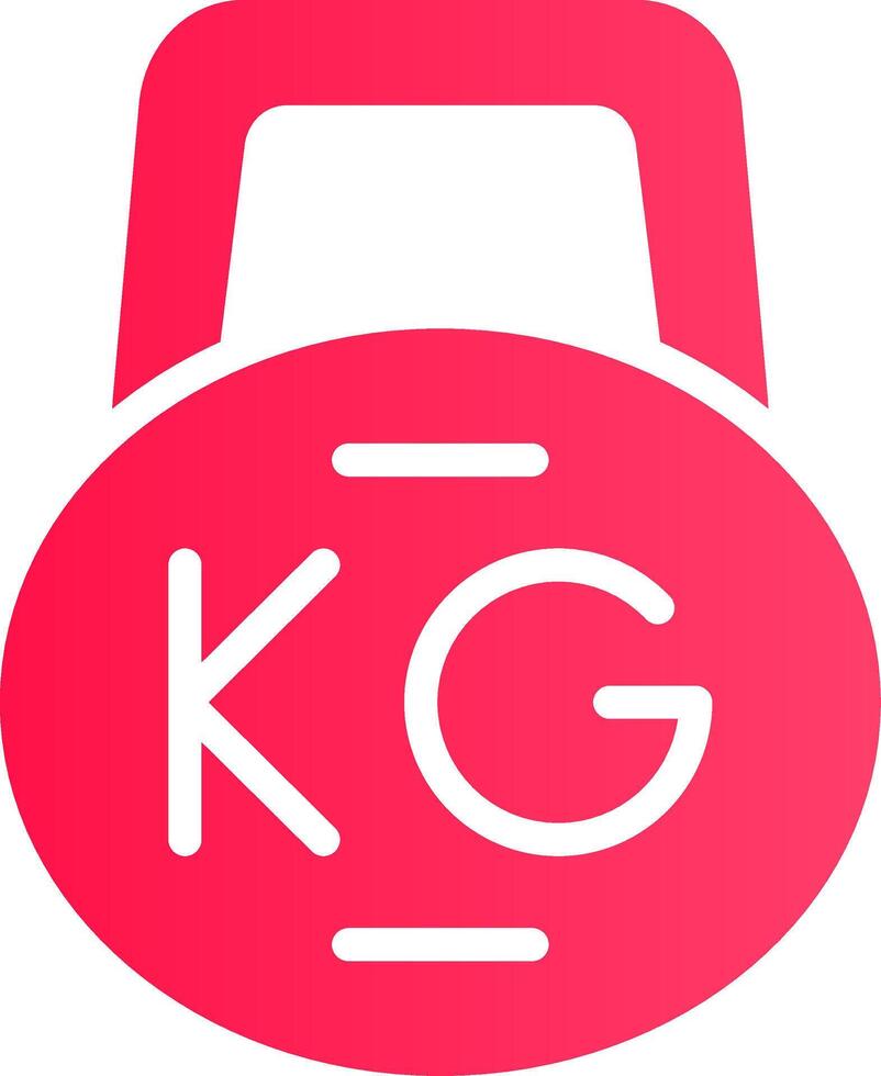 conception d'icône créative kettlebell vecteur