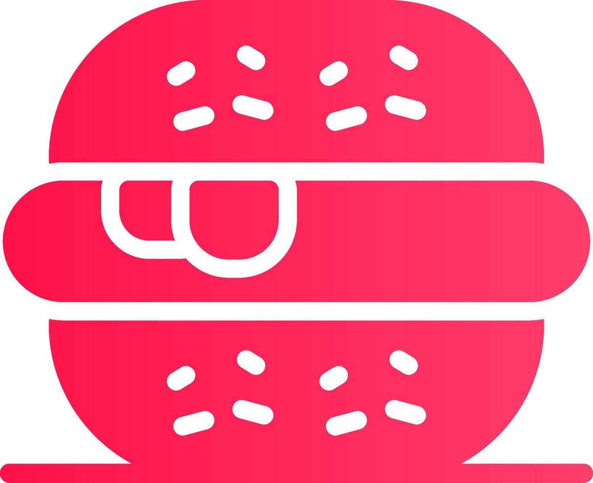 Burger Créatif icône conception vecteur