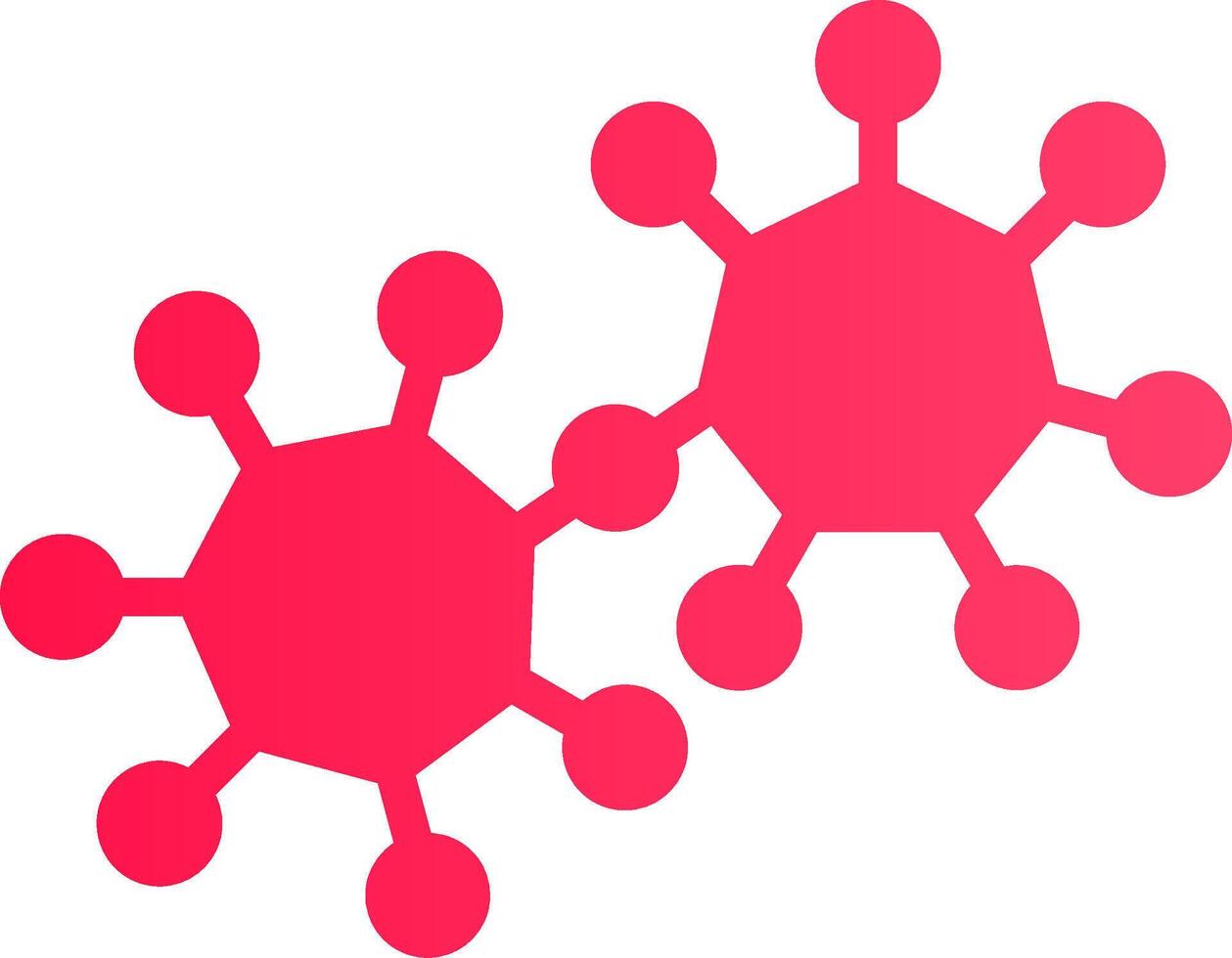 molécules Créatif icône conception vecteur