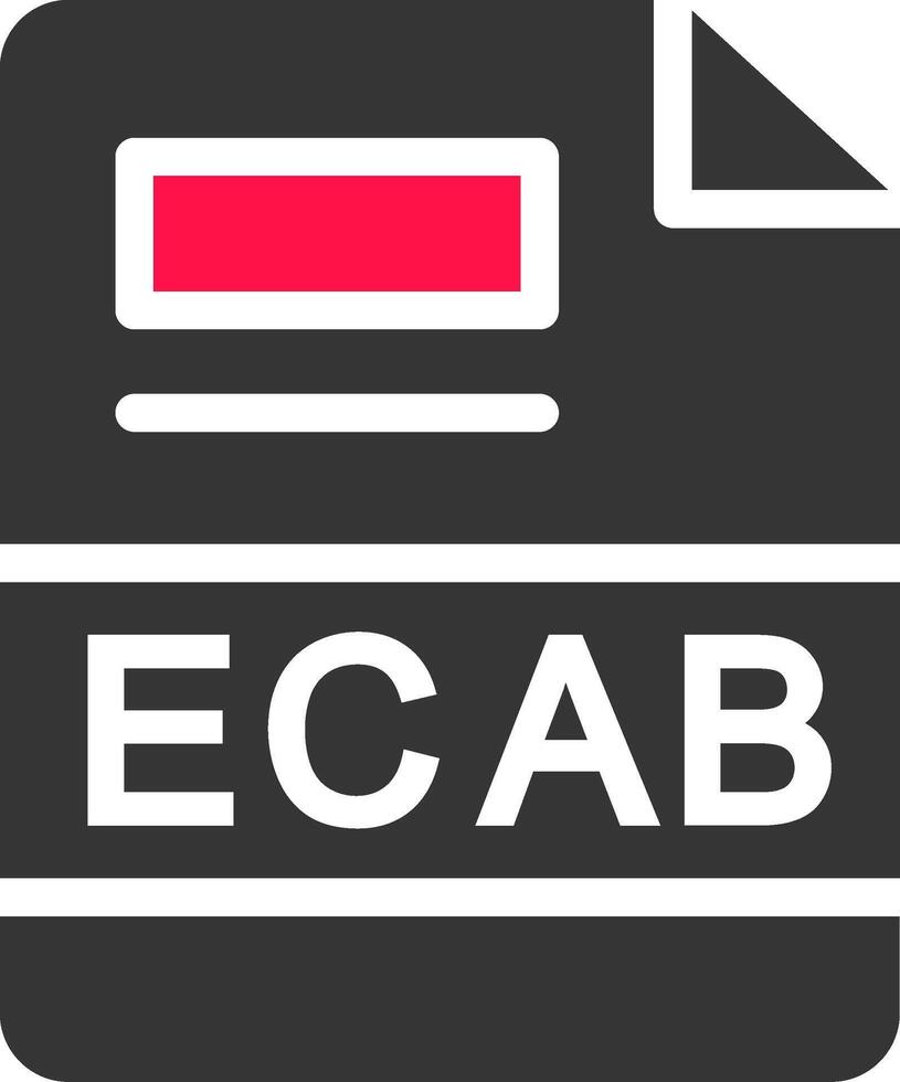 ecab Créatif icône conception vecteur