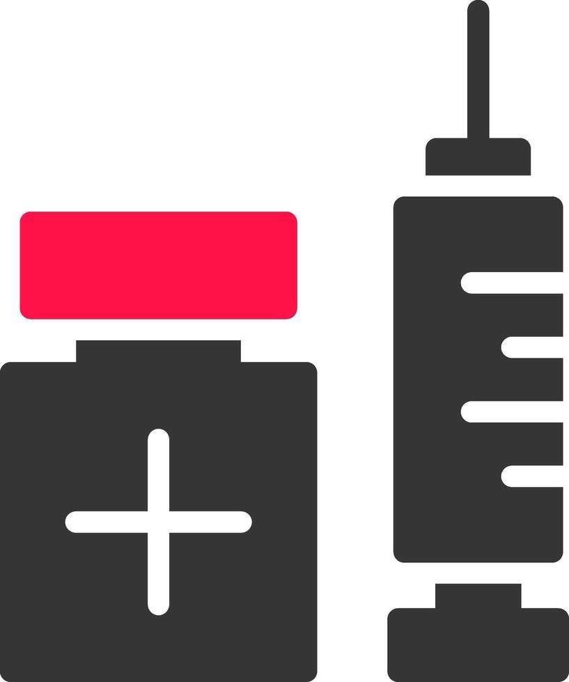 conception d'icône créative de vaccination vecteur