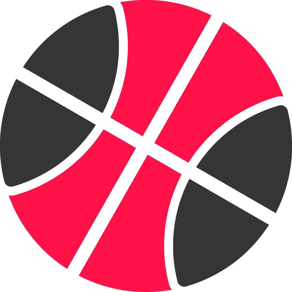 conception d'icône créative de basket-ball vecteur