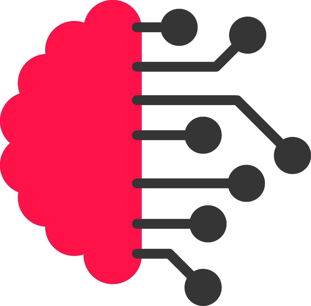 neural ingénierie Créatif icône conception vecteur