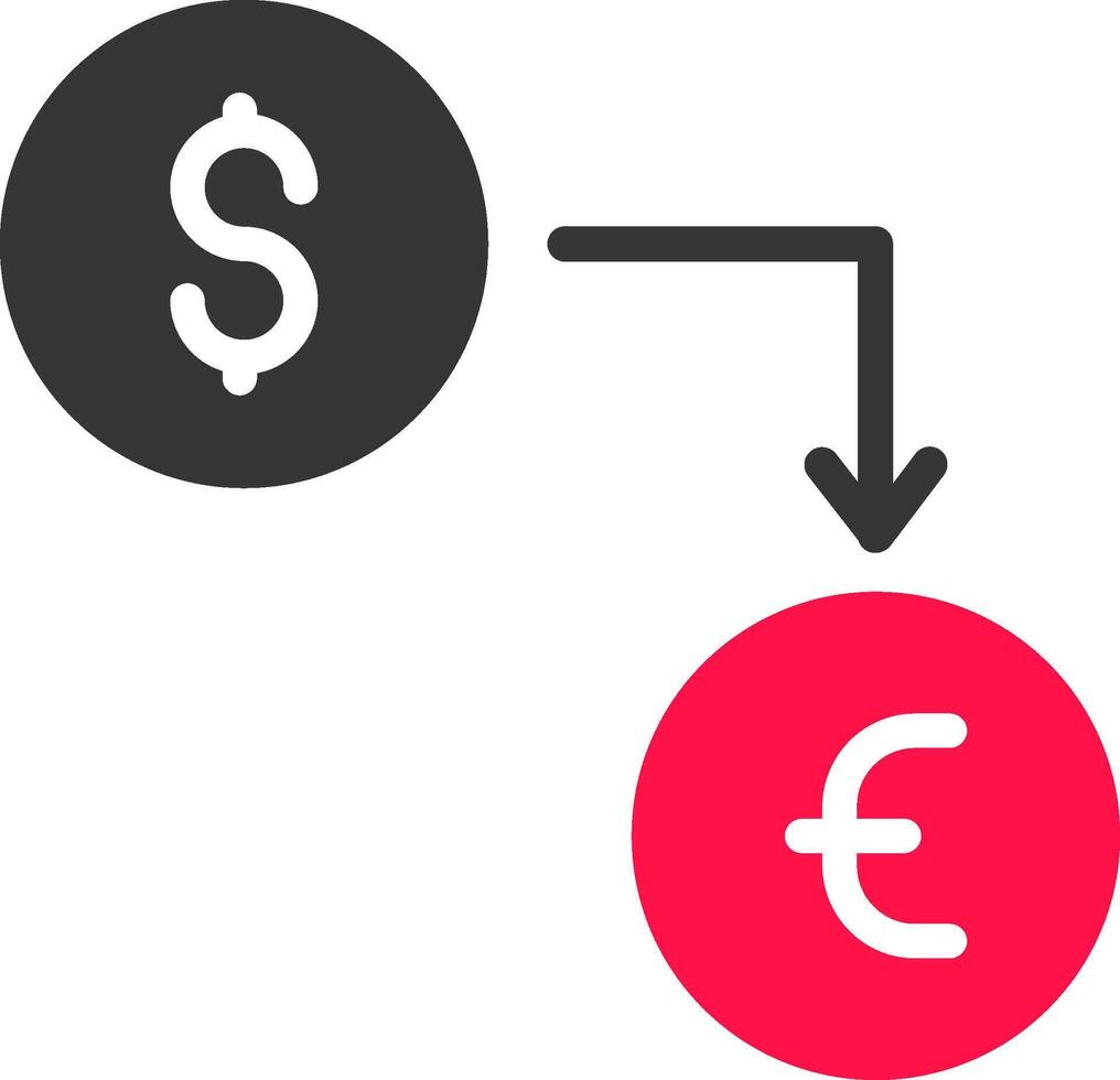 devise échange Créatif icône conception vecteur