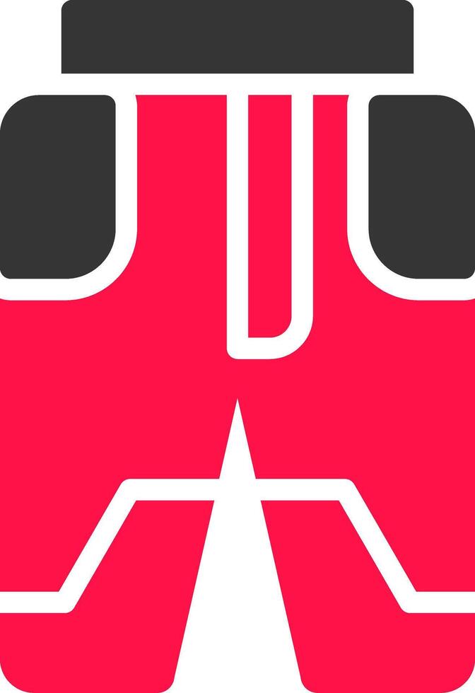 conception d'icône créative de pantalon de ski vecteur