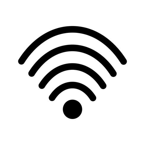 Icône de vecteur wifi