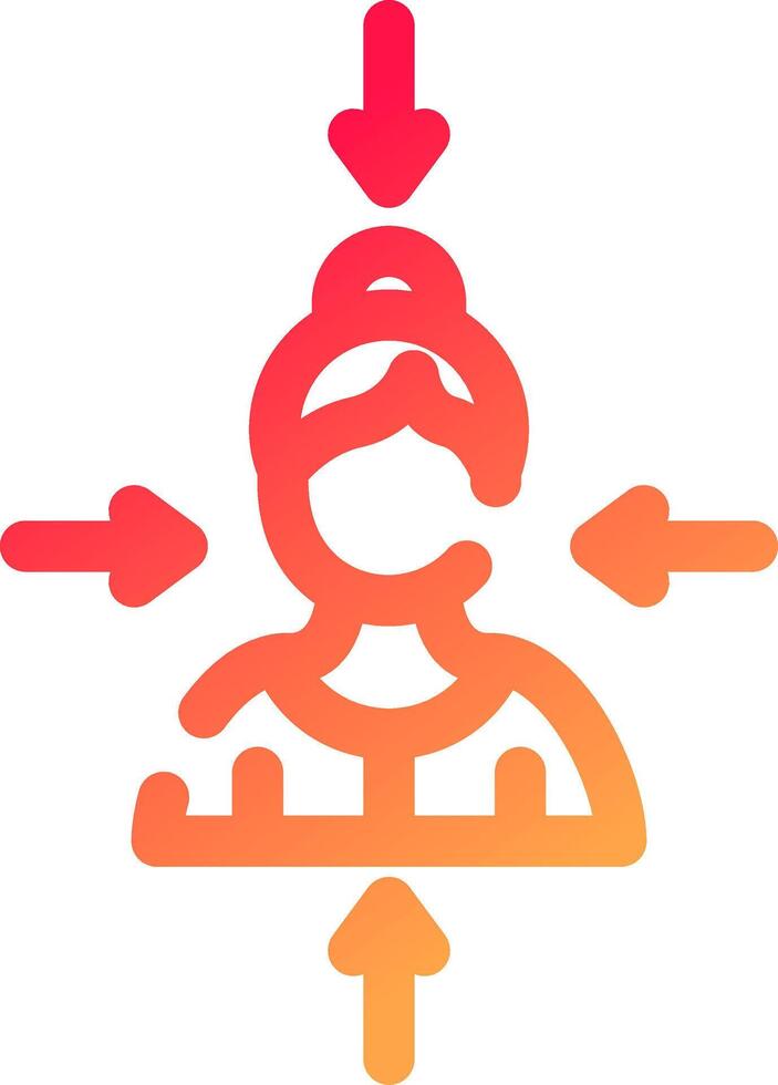 utilisateur centré conception Créatif icône conception vecteur